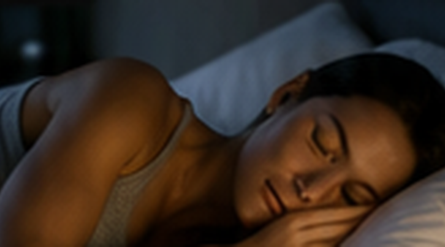 Adult sleeping peacefully