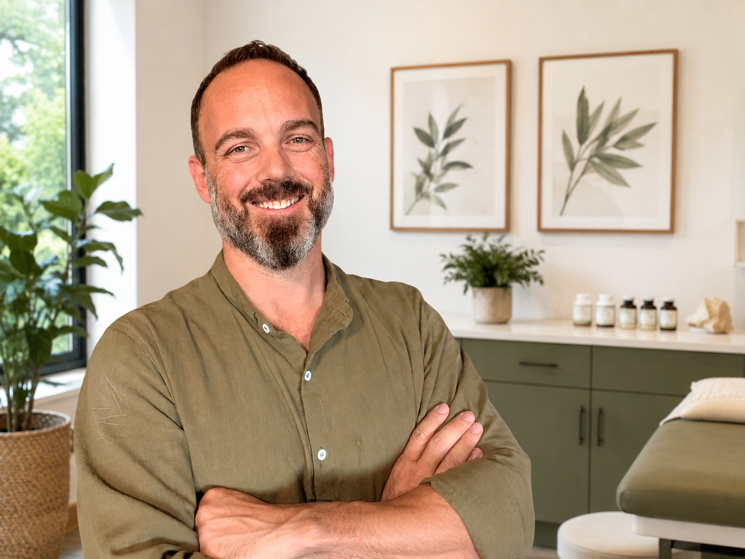 Dr. Jeremy Ellis in a modern consultation setting